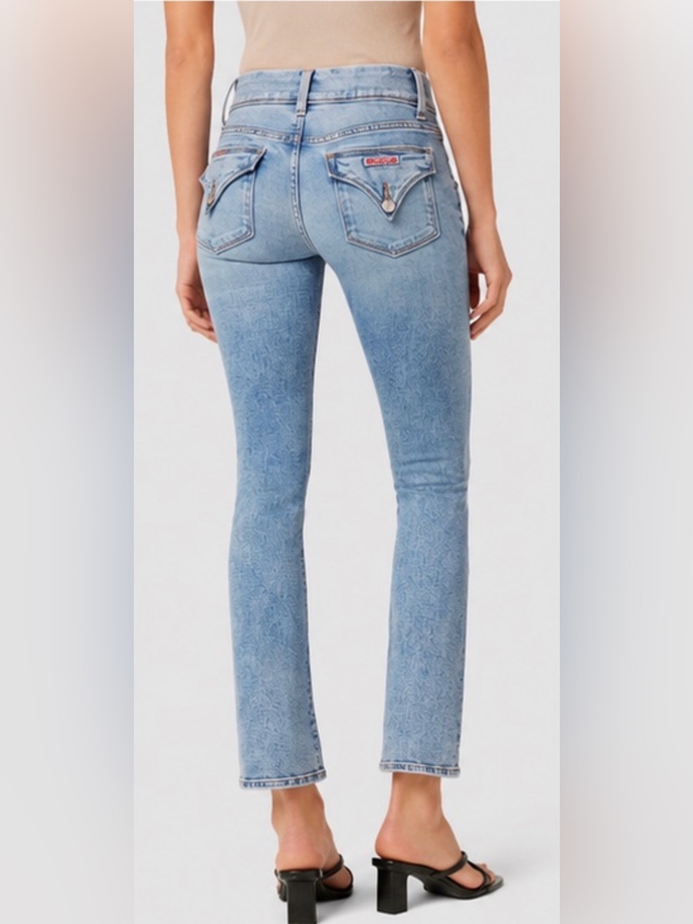 Hudson Collin Ankle Bootcut Jeans Women’s 31 Light Wash Stretch Denim inseam 29” - Picture 7 of 16
